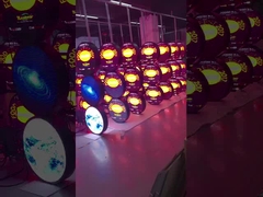 Controle WiFi 600 mm P4 Display LED redondo exterior de dois lados