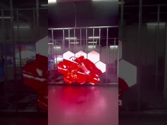 Ecrã de LED hexagonal de forma especial Ecrã de LED personalizado a cores inteiras