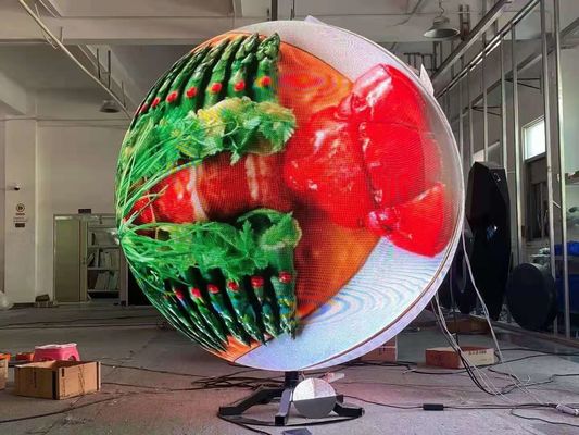 P4 Flexible Oled Video Panels Sphere Screen Ball Display FCC Certificated