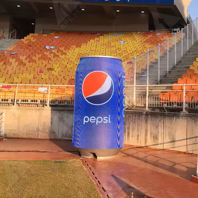 Outdoor Smart Flexible Led Display Pixel Oled Panel Screen Drink Can Design