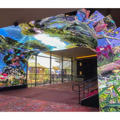 RGB Full Color Flexible Transparent Led Screen Soft Module P1.875
