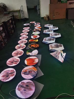 P2.5 Circle Full Color Led Display Round Screen Flexible Video Wall Panel