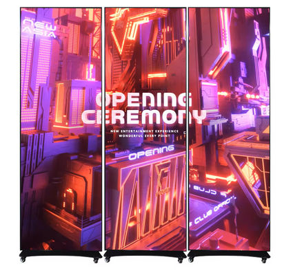 Digital Backlit P2.5 Poster LED Display Frame Energy Saving SMD1415