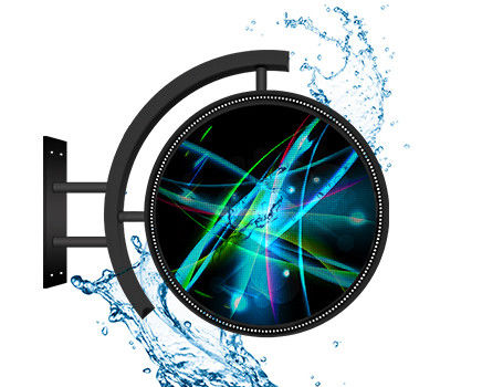 Custom 512mm Round Oled P4 Outdoor Led Display Full Colour SMD1921
