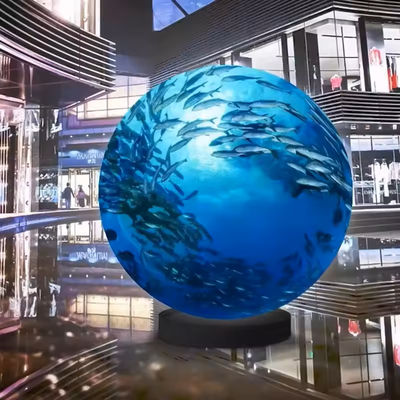 Soft Module Customized Shape Spherical LED Display Full Colour LED Ball Screen