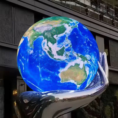 Soft Module Customized Shape Spherical LED Display Full Colour LED Ball Screen