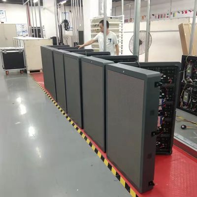 240V P3 Pole LED Display Screen Custom For Pedestrian Street