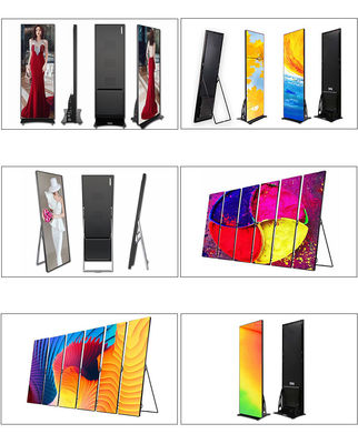 Portable Lightweight LED Poster Display Full Screen Refresh Rate 3840HZ