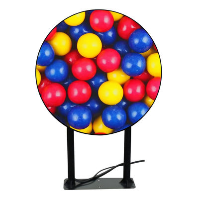 Customized LOGO Circular LED Display , P4 LED Screen Module at 3840HZ Refresh Rate