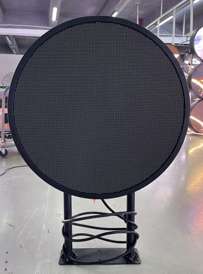 Customized LOGO Circular LED Display , P4 LED Screen Module at 3840HZ Refresh Rate
