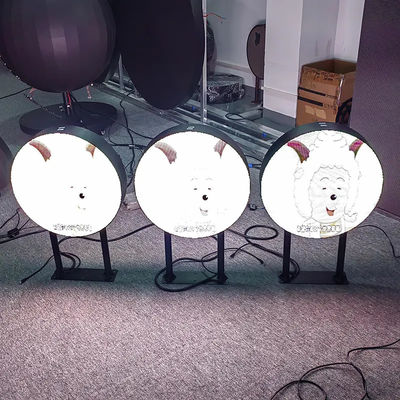 AC110-220V Input Voltage P4.28 Round LED Display 1/14 Scan Mode Customized Design