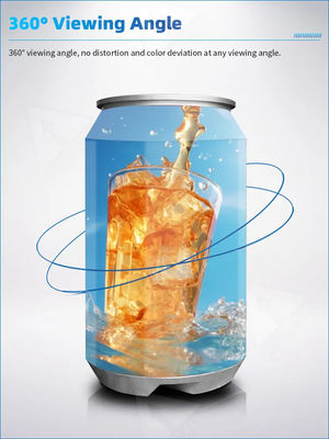 Flexible Digital Signage Advertising LED Display Round Circle Soft LED Panel Curved Screen