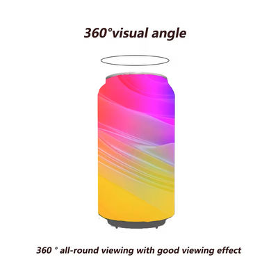 Flexible Digital Signage Advertising LED Display Round Circle Soft LED Panel Curved Screen