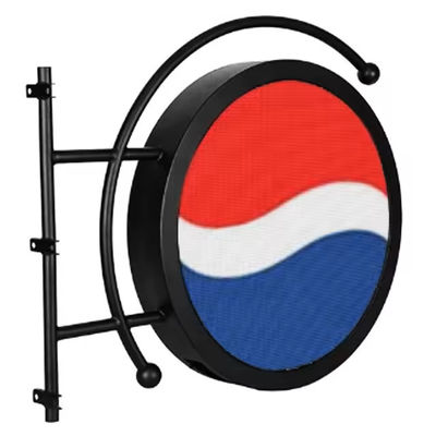 P4.28 Double-sided Circular LED Display Outdoor Dia 600mm Circular Round Shape Sign