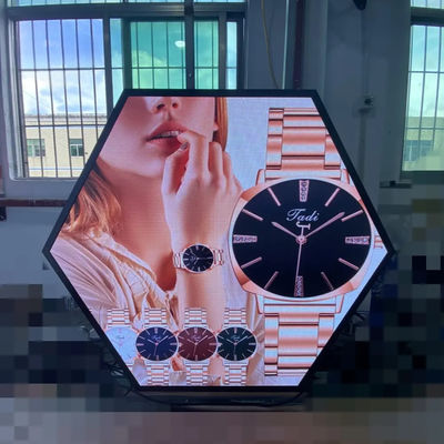 Hexagonal LED display