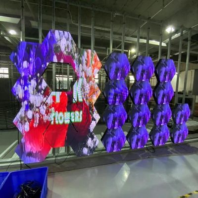Hexagonal LED display