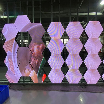 Hexagonal LED display