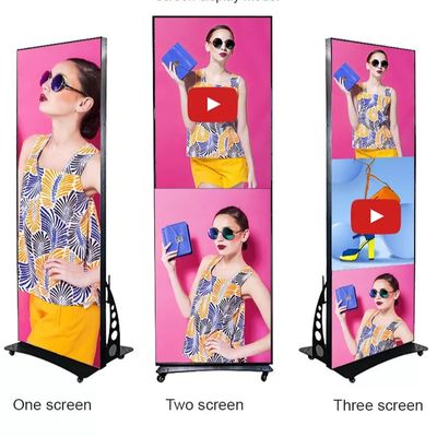 LED Poster Display 1.92m*0.64m Mirror LED Screen