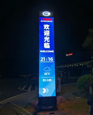 P3.076 Led Screens Signage Full Color Outdoor Double Sided Led Display