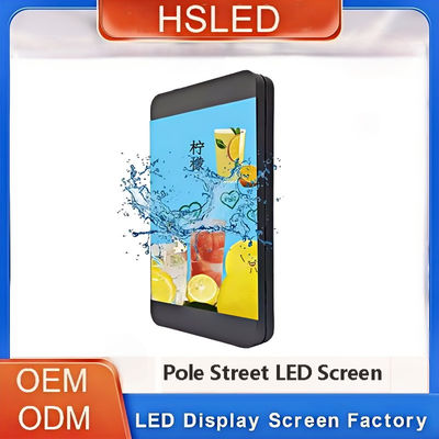 LED Pole Display Outdoor Full Color led publicidade em outdoors