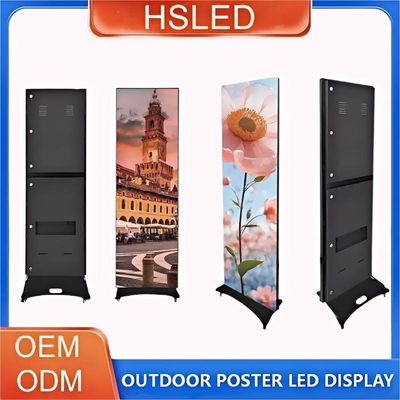 PÓSTERO LED EXPLAY PÓSTERO STANDING PÓSTERO LED Publicidade LED 640*1920 PÓSTERO LED externo